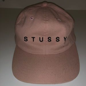 Pink Stussy hat